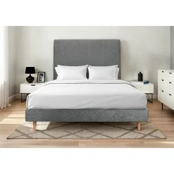 Sommeil De Plomb Sommier Kit Tissu Gris anthracite 150x200 H29cm