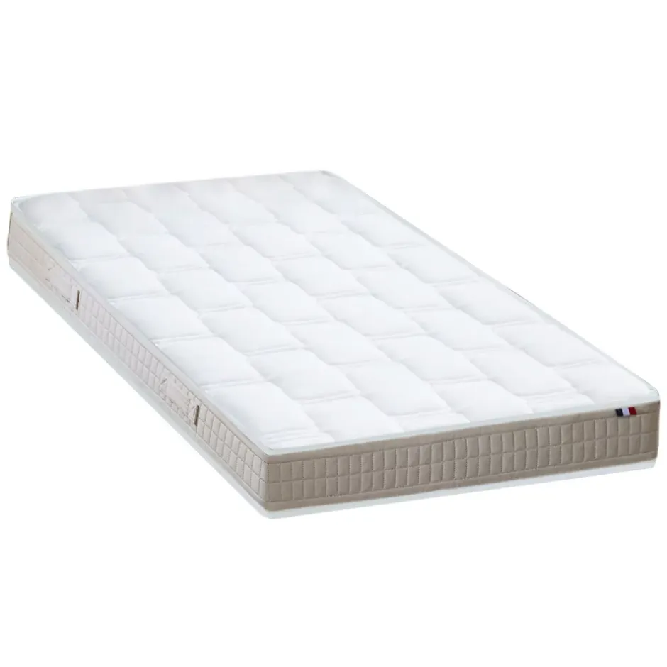 Idliterie Sommier électrique à plots et matelas 100% latex 2x90x200 Hot