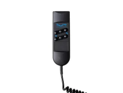 Vente-unique Sommier électrique de relaxation déco 2x65 plots - 2 x 80 x 200 cm - Noir - NAFURI de YSMÉE