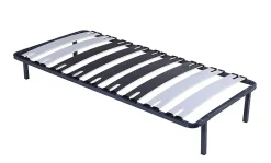 Provence Literie Sommier Metal 70x190 - 29 cm - 9 Larges Lattes de 12,5 cm - Solide et Confortable - CADRE A LATTE PATRICK