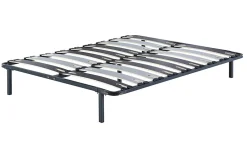 Provence Literie Sommier Metal 160x200 cm - 29 cm - 9 Larges Lattes de 12,5 cm - Solide et Confortable - CADRE A LATTE PATRICK Clearance