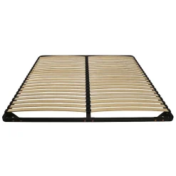 Weber Industries Sommier Métal RENO22 160x200+ 1 pied amovible / Noir