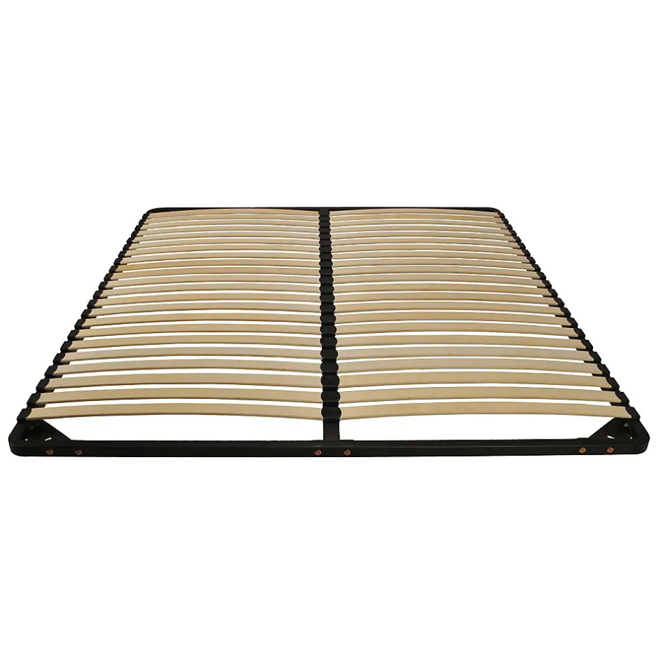 Weber Industries Sommier Métal RENO22 160x200+ 1 pied amovible / Noir
