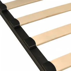 Weber Industries Sommier Métal RENO 160x200 cm + 1 pied amovible / Noir Clearance