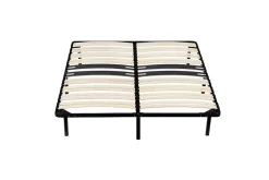 Provence Literie Sommier Renforce 120x190 cm - Cadre a Lattes 29 cm - Compatible avec Tous Matelas - Metal Epaisseur 1,4 mm - 18 Lattes en 9 mm - C