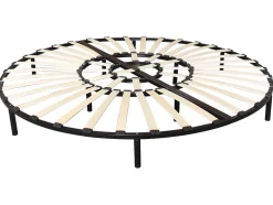 Vente-unique Sommier rond à lattes - 220 x 220 cm - ROMA de YSMÉE