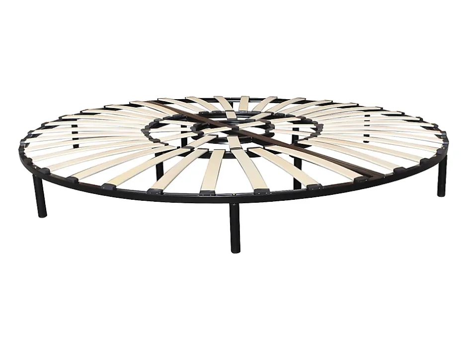 Vente-unique Sommier rond à lattes - 220 x 220 cm - ROMA de YSMÉE