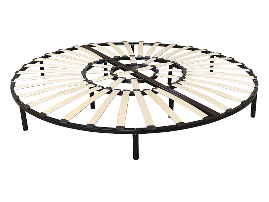 Vente-unique Sommier rond à lattes - 220 x 220 cm - ROMA de YSMÉE