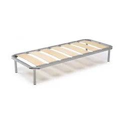 Talamo Italia Sommier simple Arthurista, Sommier orthopédique à lattes larges, 100% Made in Italy, 80x190h 31 cm New