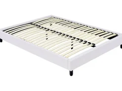 Habitat Et Jardin Sommier tapisser à lattes - 140 x 190 cm - 20 lattes - Blanc Online
