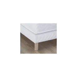 Idliterie Sommier tapissier à lattes blanc 2x90x200