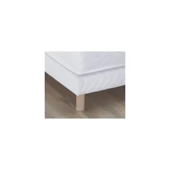 Idliterie Sommier tapissier à lattes blanc 140x190