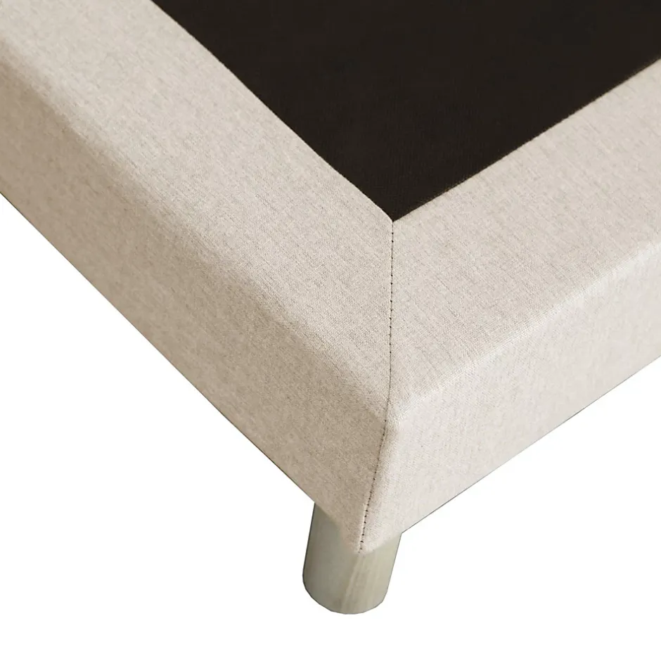 Idliterie Sommier tapissier à lattes fixes 140x200 beige Online