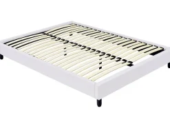 Habitat Et Jardin Sommier tapissier à lattes - 160 x 200 cm - 20 lattes - Blanc