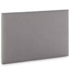 Vs Venta-Stock Sommier tapissier Aura + tête de lit 90x190 cm, Gris clair, hauteur 30 cm Discount