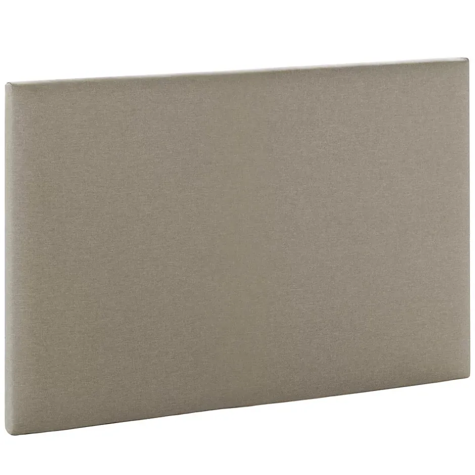 Vs Venta-Stock Sommier tapissier Aura + tête de lit 90x190 cm Beige, hauteur 30 cm Discount
