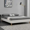 King Of Dreams Sommier tapissier blanc - 180x200 - pieds 20 cm - 2 x 13 lattes - soutien ferme - confort - usage quotidien - ameublement moderne Discount