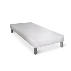 Somness Sommier tapissier blanc 90x200 Hot