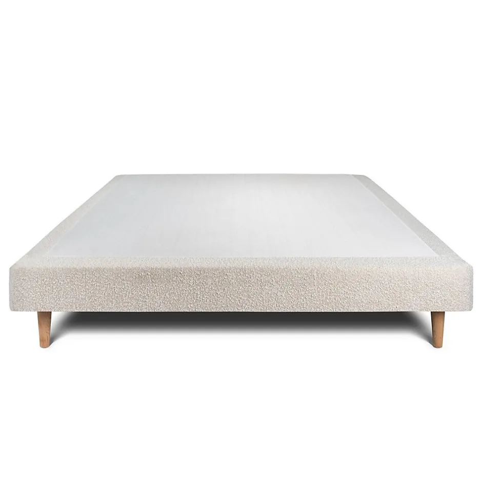 Sommeil De Plomb Sommier Tapissier Bouclette Beige 135x190 H29cm
