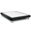 Sommeil De Plomb Sommier Tapissier Bouclette Noir 135x190 H29cm Hot