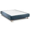 Sommeil De Plomb Sommier Tapissier Bouclette Bleu 160x200 H35cm