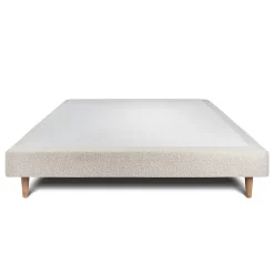 Sommeil De Plomb Sommier Tapissier Bouclette Beige 150x190 H29cm