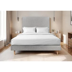 Sommeil De Plomb Sommier Tapissier Bouclette Gris 140x190 H29cm