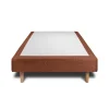 Sommeil De Plomb Sommier Tapissier Bouclette Terracotta 100x200 H35cm Sale