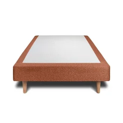 Sommeil De Plomb Sommier Tapissier Bouclette Terracotta 100x200 H35cm Sale