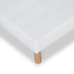 Bellecour Sommier tapissier Capucine 140x190 cm Epaisseur 13 cm Blanc (pieds non inclus) Clearance