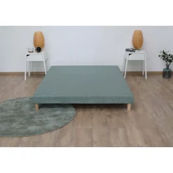 Idliterie Sommier tapissier vert celadon 160x200 Outlet