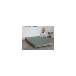 Idliterie Sommier tapissier vert celadon 140x190