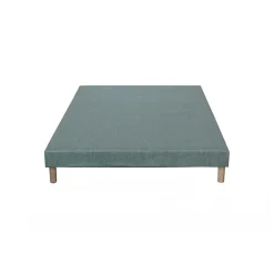 Idliterie Sommier tapissier vert celadon 140x190