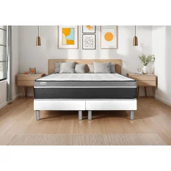 Vitalit Sommier VITAL'SOM Blanc 2 x 100 x 200 cm Online