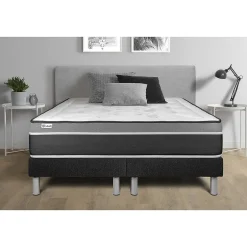 Vitalit Sommier VITAL'SOM Noir 2 x 90 x 200 cm Outlet