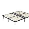 Provence Literie Sommier 120x200 - cadre a lattes renforce - 9 pieds en metal - hauteur 29 cm - montage facile - confort optimal - usage quotidien