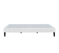 King Of Dreams Sommier 140x200 cm - dehoussable - blanc - pieds 20 cm - 2x13 lattes - soutien ferme - confort optimal - usage quotidien Sale