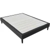 King Of Dreams Sommier 160x200 cm - tapissier - dehoussable - pieds 20 cm - soutien ferme - confort - usage quotidien - litterie