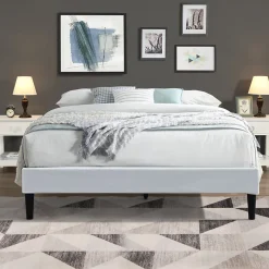 Nuits D'Or Sommier 120x190 cm - tapissier - dehoussable - housse lavable - pieds 20 cm - 2 x 13 lattes - montage rapide -