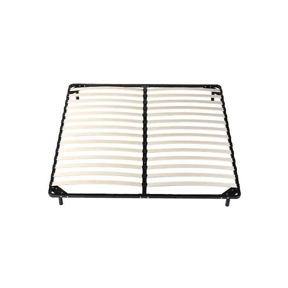 Literie Julien Sommier 180x200 cm Metal Solide et Confortable 29 cm - Montage Rapide - Lattes en Bois 14 en 9mm - Epaisseur Metal 1,2 mm - Idéal