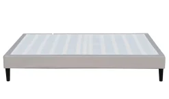 Nuits D'Or Sommier 200x200 cm Tapissier Déhoussable - 20 cm - 13 Lattes - Montage Rapide et Facile - Housse Lavable - Confort Optimal - Opale