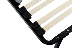 King Of Dreams Sommier 80x190 noir - cadre lattes renforce - bassin 6 pieds metal - hauteur 29 cm - montage rapide - confort optimal - Hot