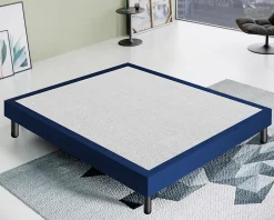 Materassiedoghe Sommier 120x200 Tapissier Déco Couleur Bleu Resistant Jusqu'à 120 Kg Par Personne Best