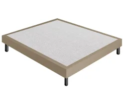 Materassiedoghe Sommier 120x190 Tapissier Déco Couleur Beige Resistant Jusqu'à 120 Kg Par Personne Hot