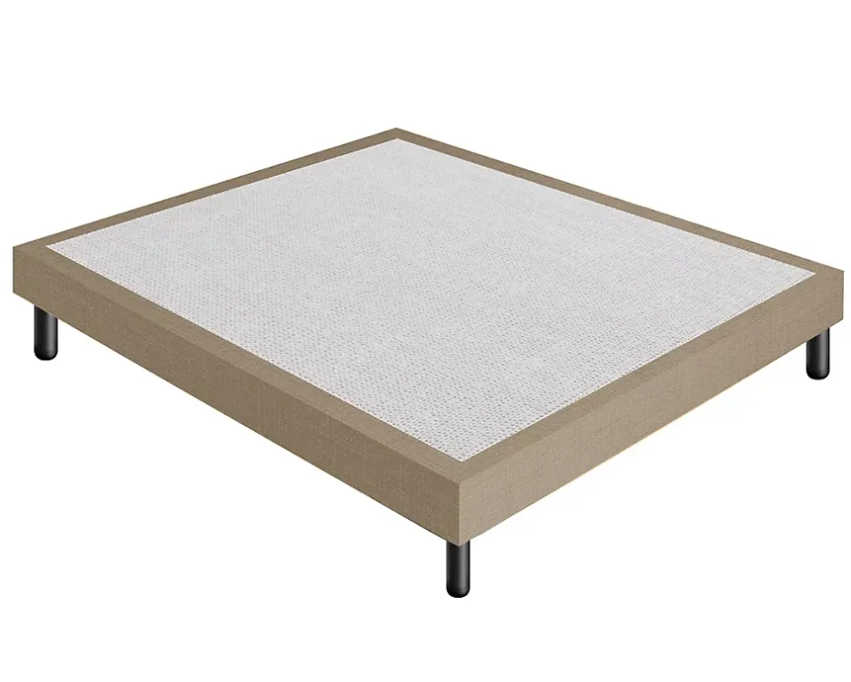 Materassiedoghe Sommier 120x190 Tapissier Déco Couleur Beige Resistant Jusqu'à 120 Kg Par Personne Hot