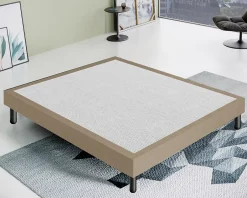 Materassiedoghe Sommier 120x190 Tapissier Déco Couleur Beige Resistant Jusqu'à 120 Kg Par Personne Hot