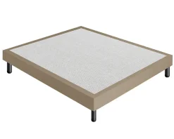 Materassiedoghe Sommier 180x200 Tapissier Déco Couleur Beige Resistant Jusqu'à 120 Kg Par Personne