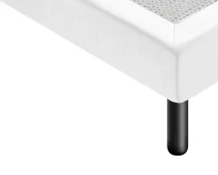 Materassiedoghe Sommier 120x200 Tapissier Déco Couleur Blanc Resistant Jusqu'à 120 Kg Par Personne