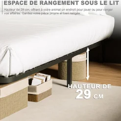 Teeno Sommier 160x200cm Hauteur de 29 cm