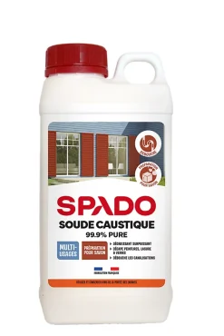 Spado Soude caustique formule pure 99,9% 1kg Clearance